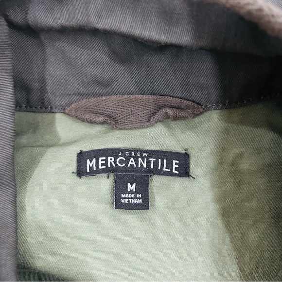 J. Crew Dark Gray Utility Jacket with Gold Accents - Picture 2 of 5